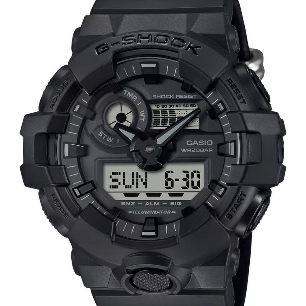 Relógio Casio G-Shock Digital GA-700BCE-1ADR | Preto Preto 2