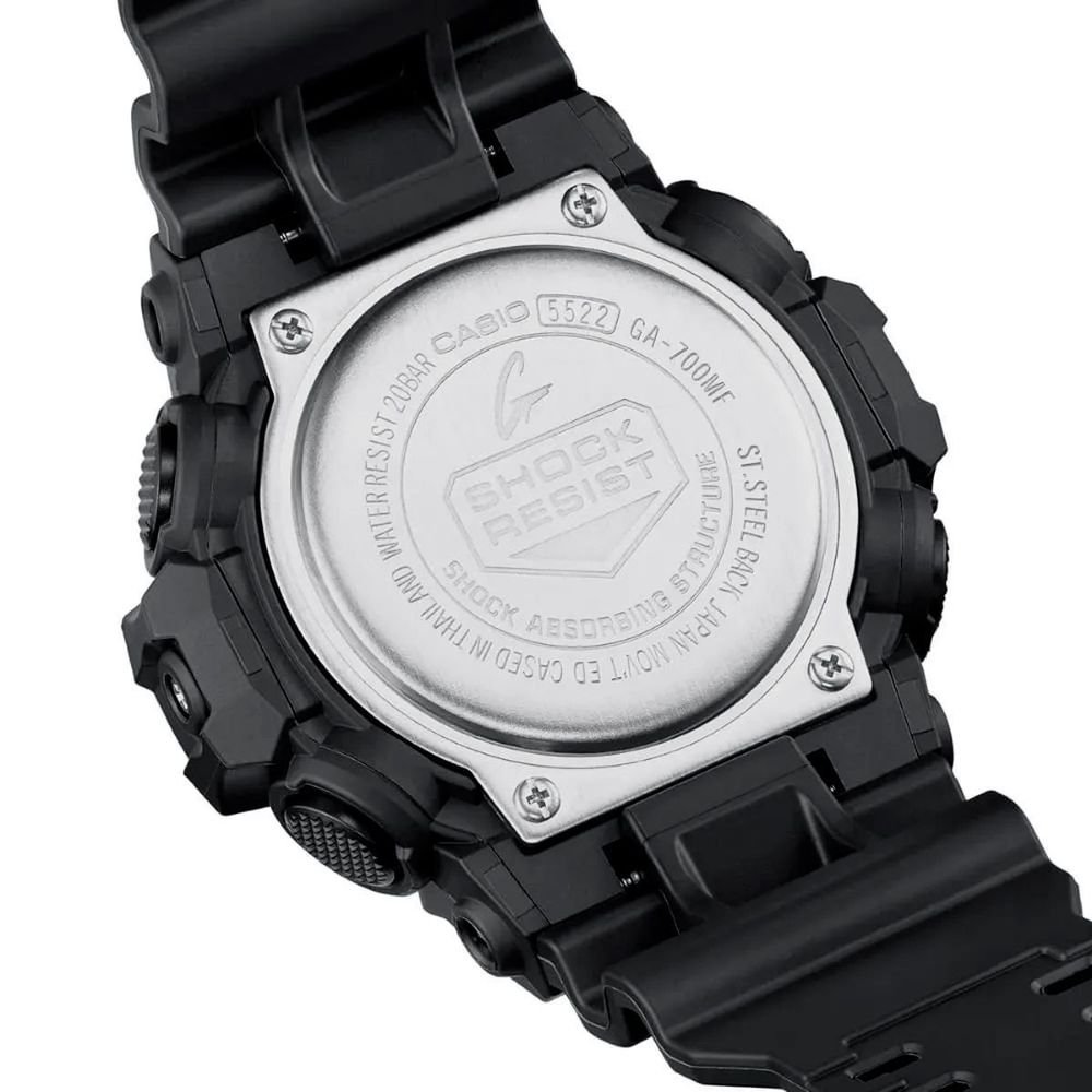 Relógio Casio G-Shock Digital GA-700BCE-1ADR | Preto Preto 4