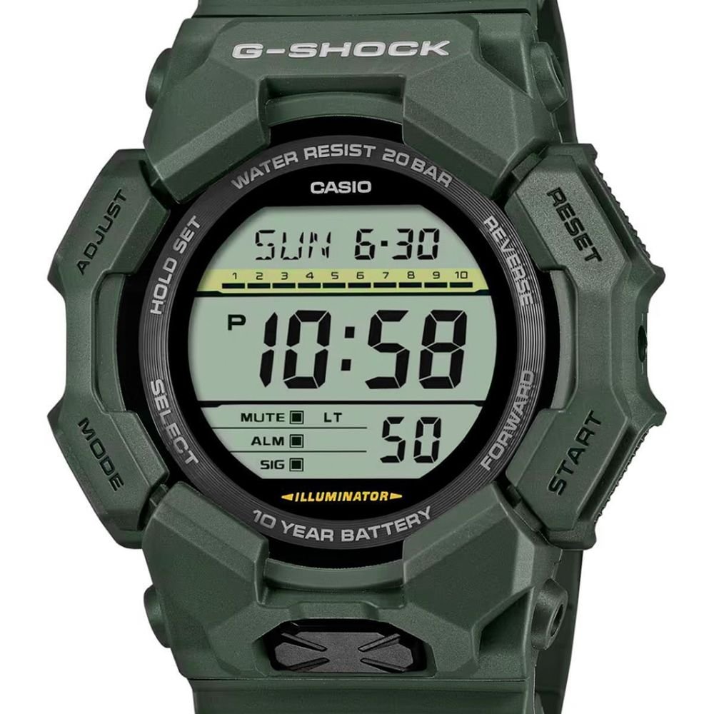 Relógio Casio G-Shock Digital GD-010-3DR | Verde Verde 2