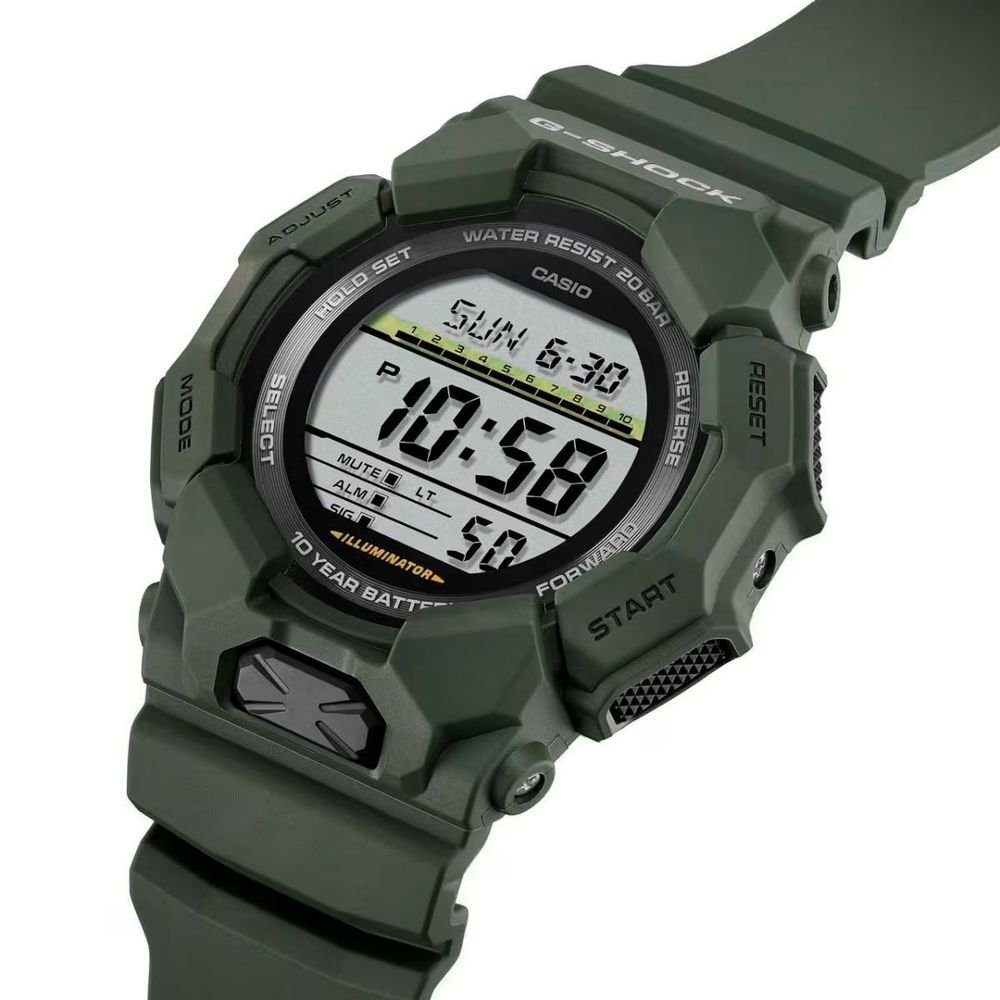 Relógio Casio G-Shock Digital GD-010-3DR | Verde Verde 3