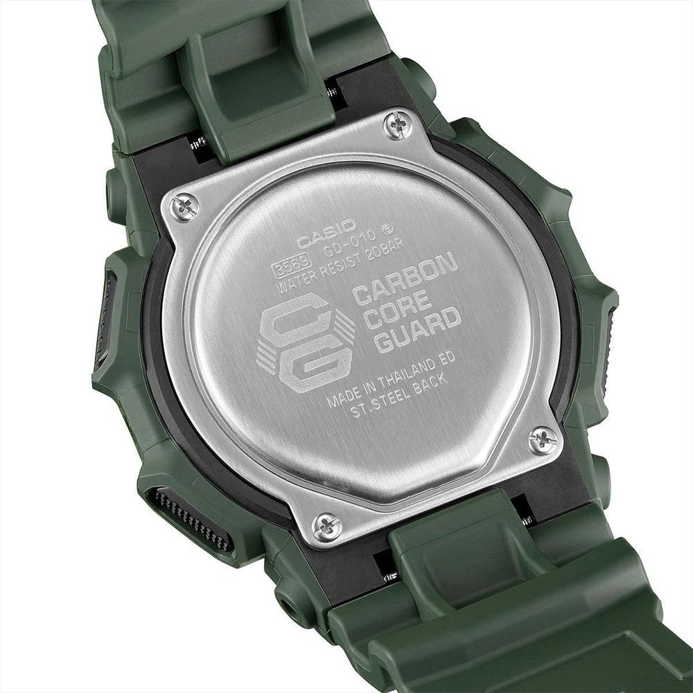 Relógio Casio G-Shock Digital GD-010-3DR | Verde Verde 4