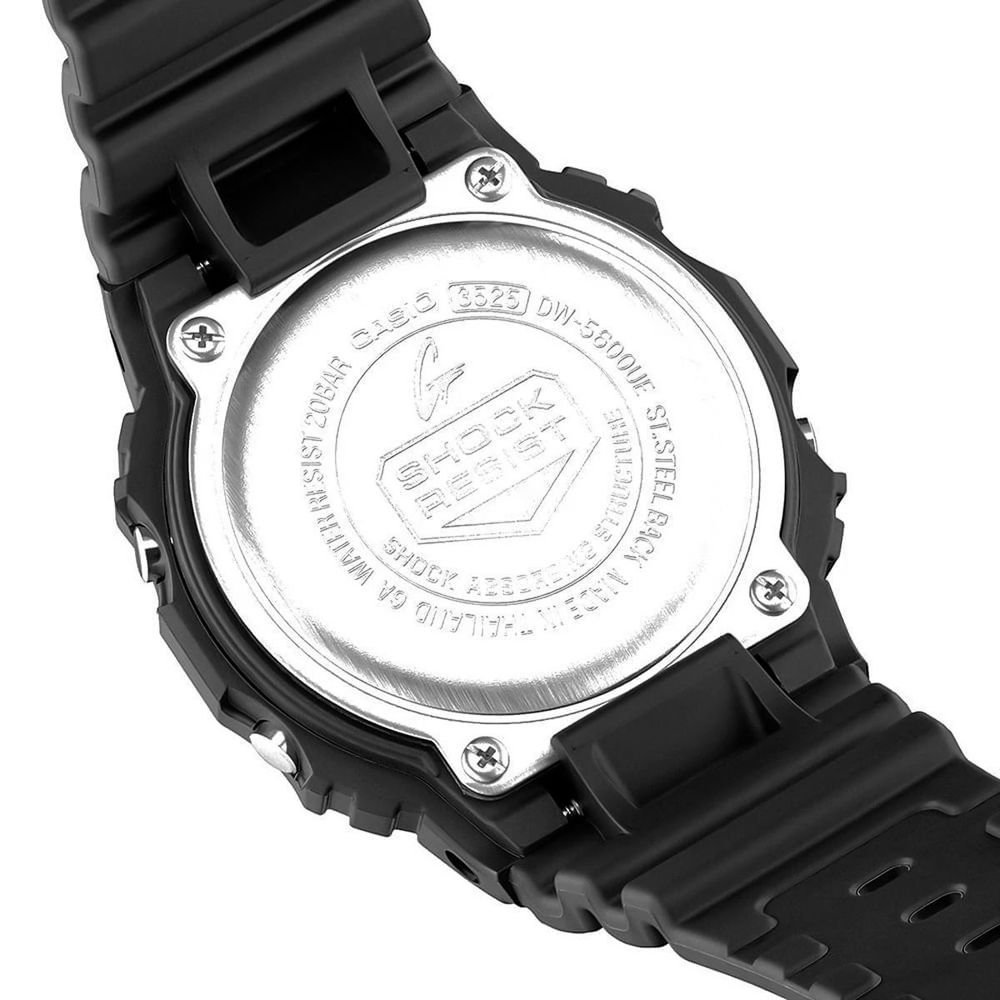Relógio Casio G-Shock Digital | DW-5600UE-1DR Preto 5