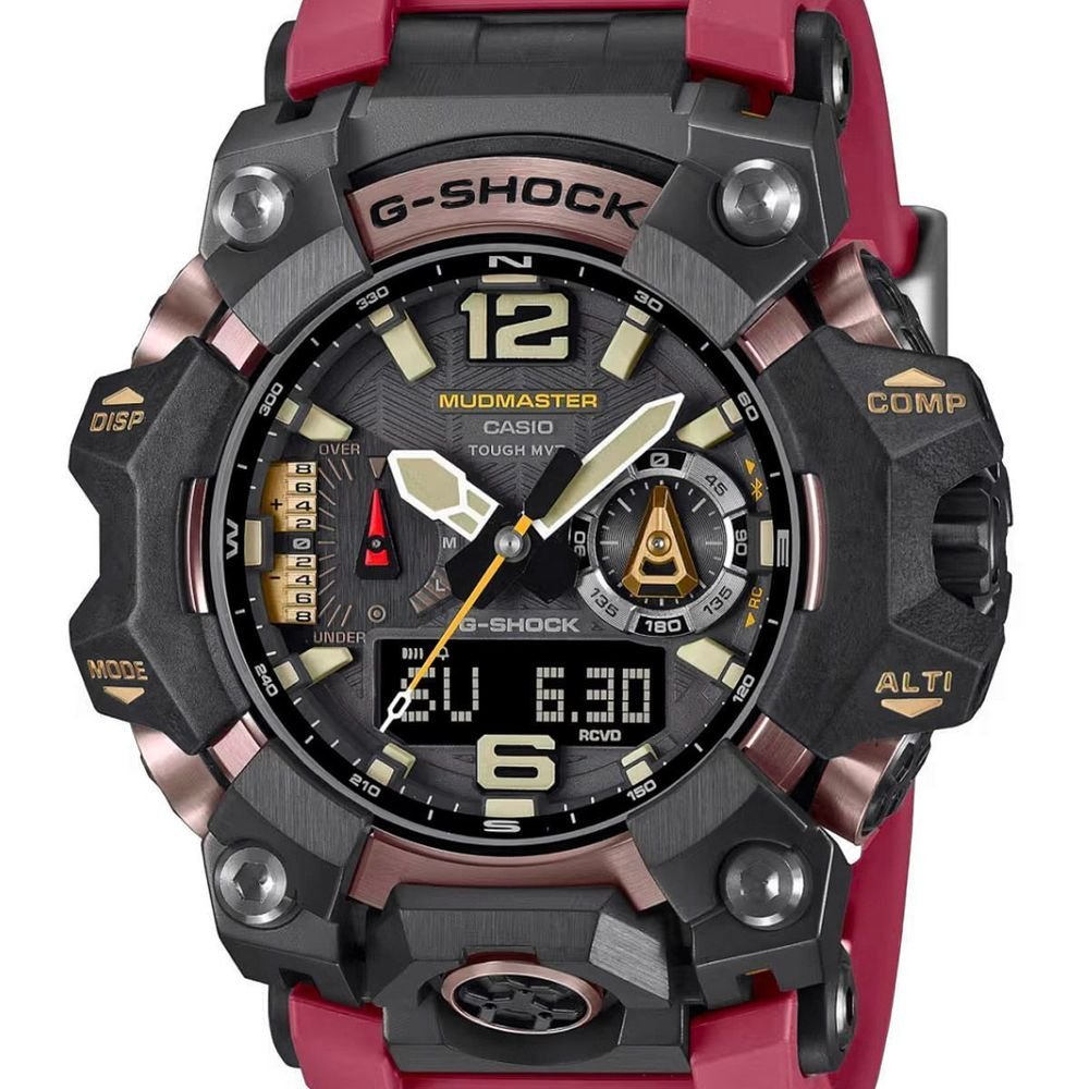 Relógio Casio G-Shock MUDMASTER GWG-B1000-1A4DR | Vermelho Preto/Vermelho 2