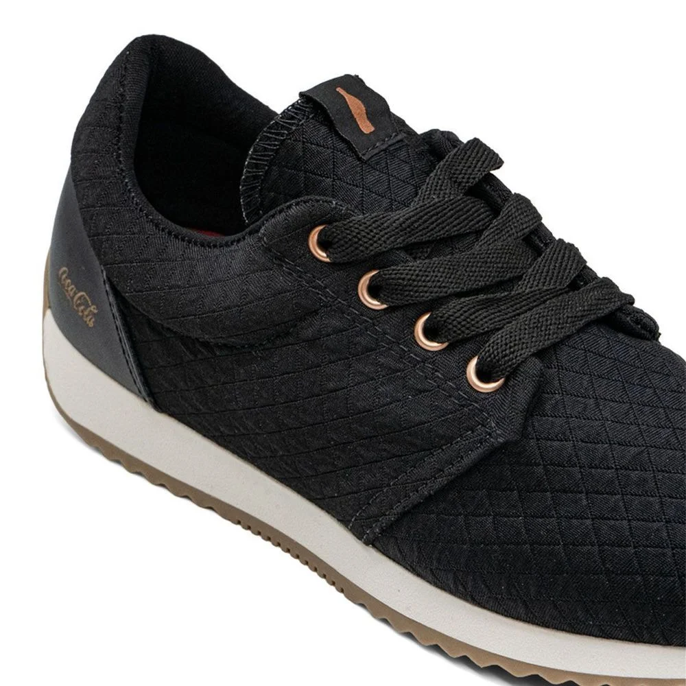 Tênis Coca Cola Eclipse New Sense Unissex | Preto Preto 5