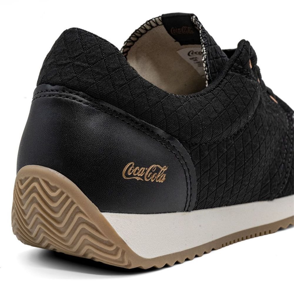 Tênis Coca Cola Eclipse New Sense Unissex | Preto Preto 6