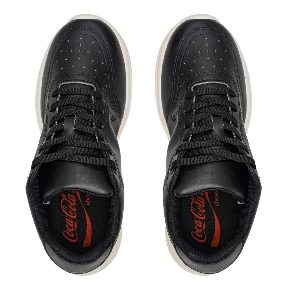 Tênis Coca Cola Horizon Bay Unissex | Preto Preto 4