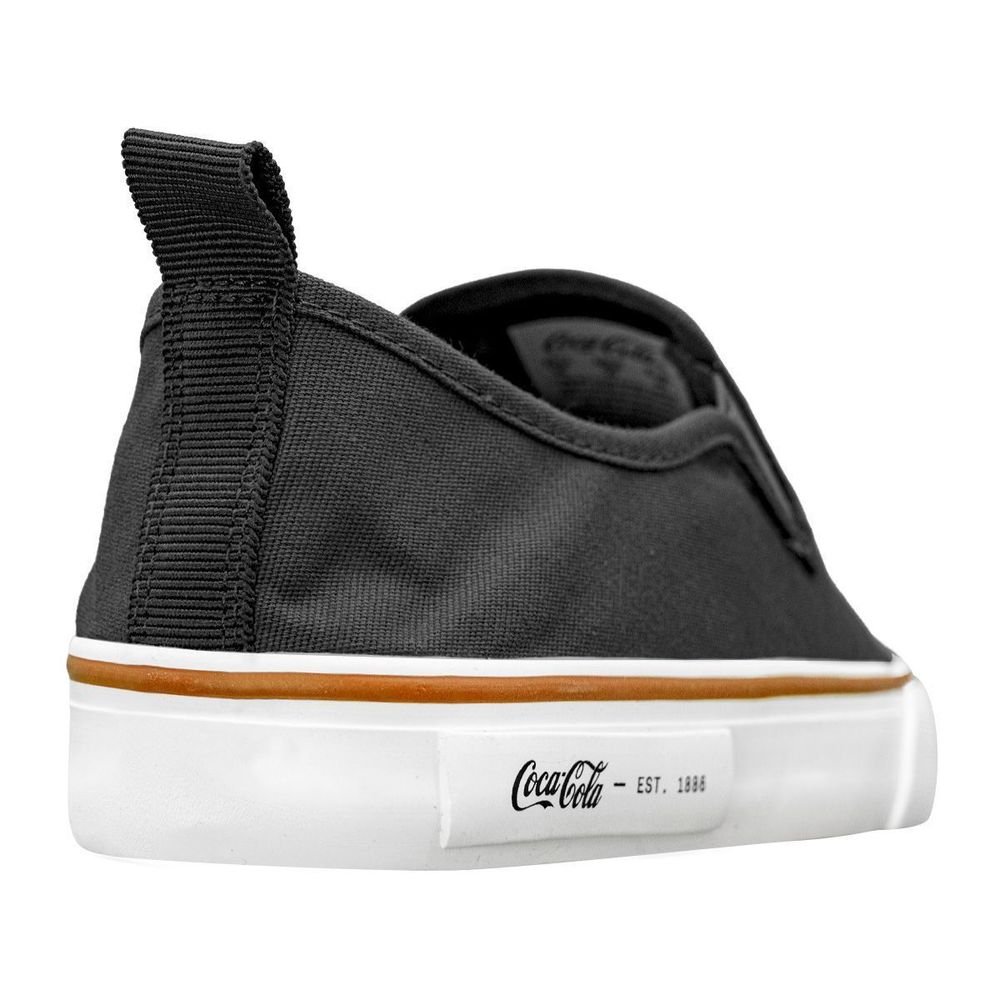 Tênis Coca Cola Iate City Unissex | Preto Preto 8