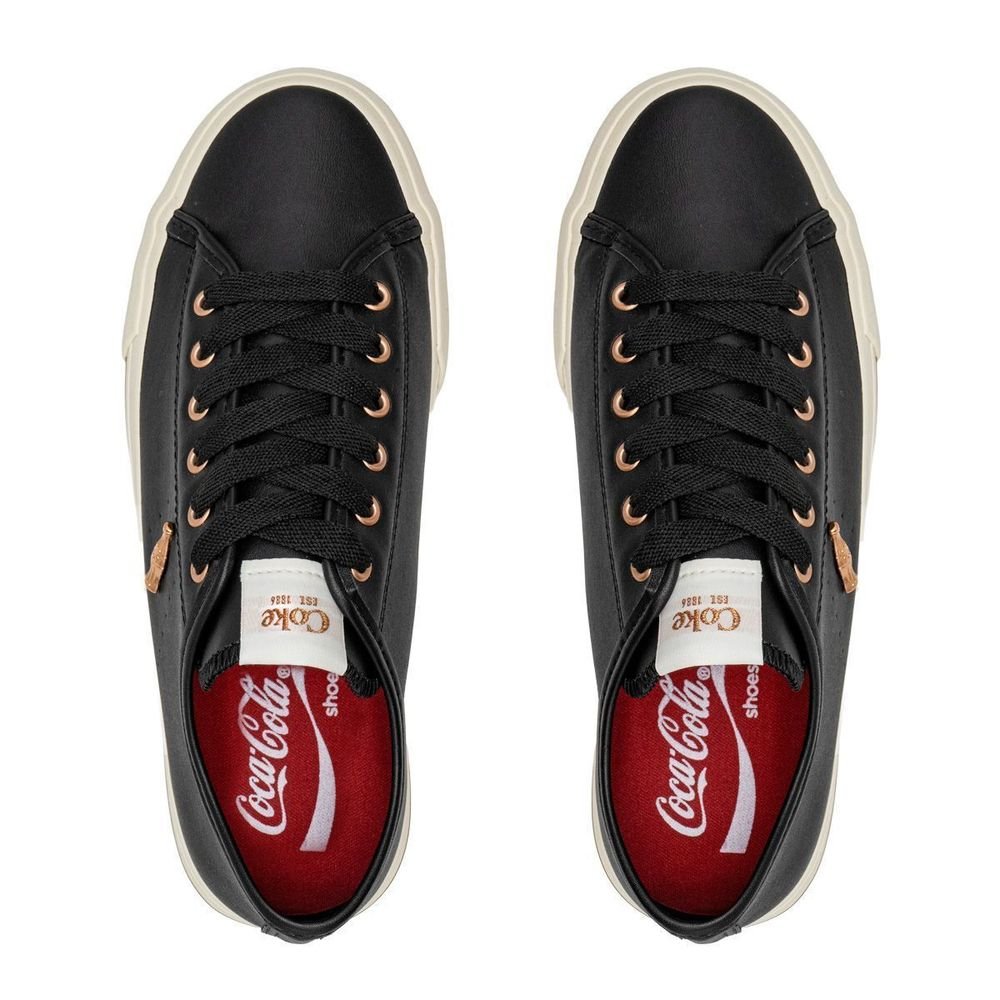 Tênis Coca Cola Nomad Play Unissex | Preto Preto 4