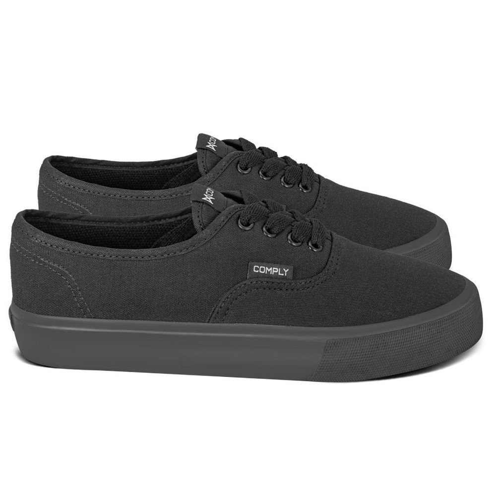 Tênis Comply Race LT Unissex | All Black Preto 3