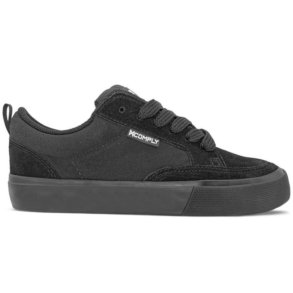 Tênis Comply Unissex Camurça Fat Lace Cave | Preto