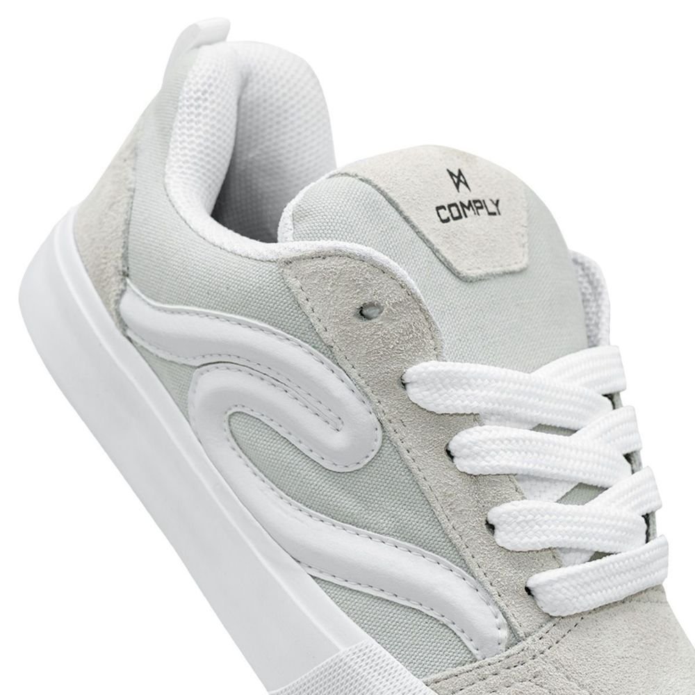 Tênis Comply Unissex Camurça Fat Lace Rogue Royal | Cinza Cinza 6