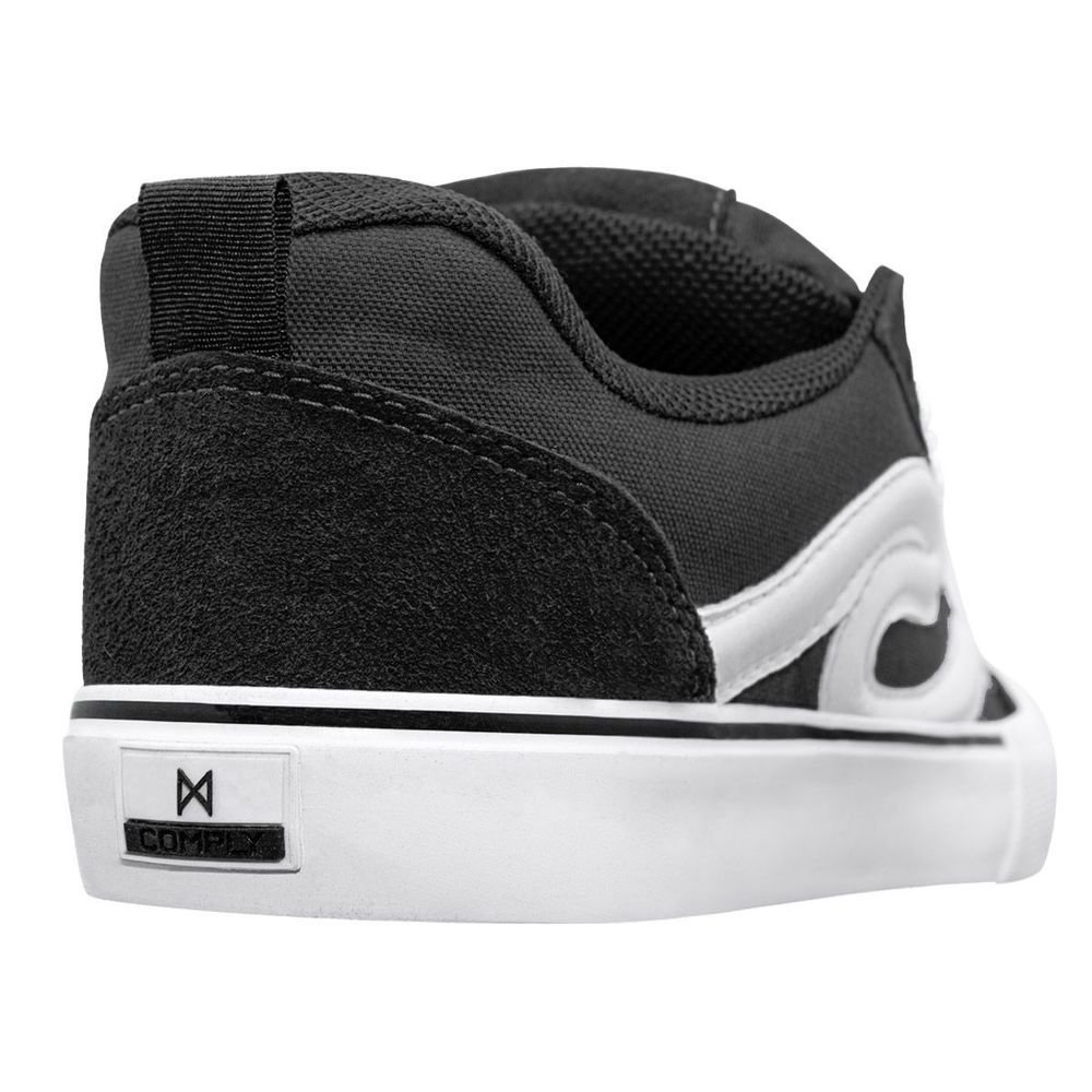 Tênis Comply Unissex Camurça Fat Lace Rogue | Preto Branco Preto 8