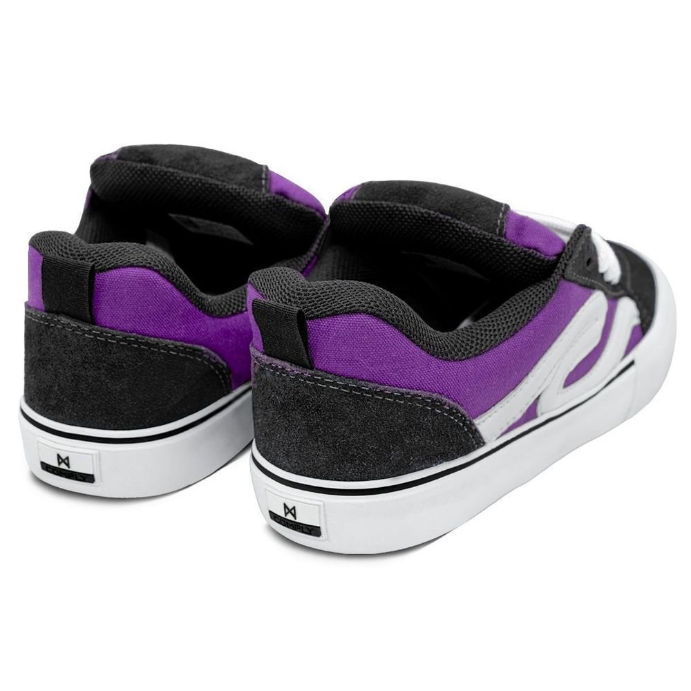 Tênis Comply Unissex Camurça Fat Lace Rogue | Preto Roxo Preto/Roxo 4