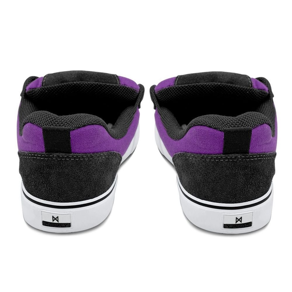 Tênis Comply Unissex Camurça Fat Lace Rogue | Preto Roxo Preto/Roxo 5