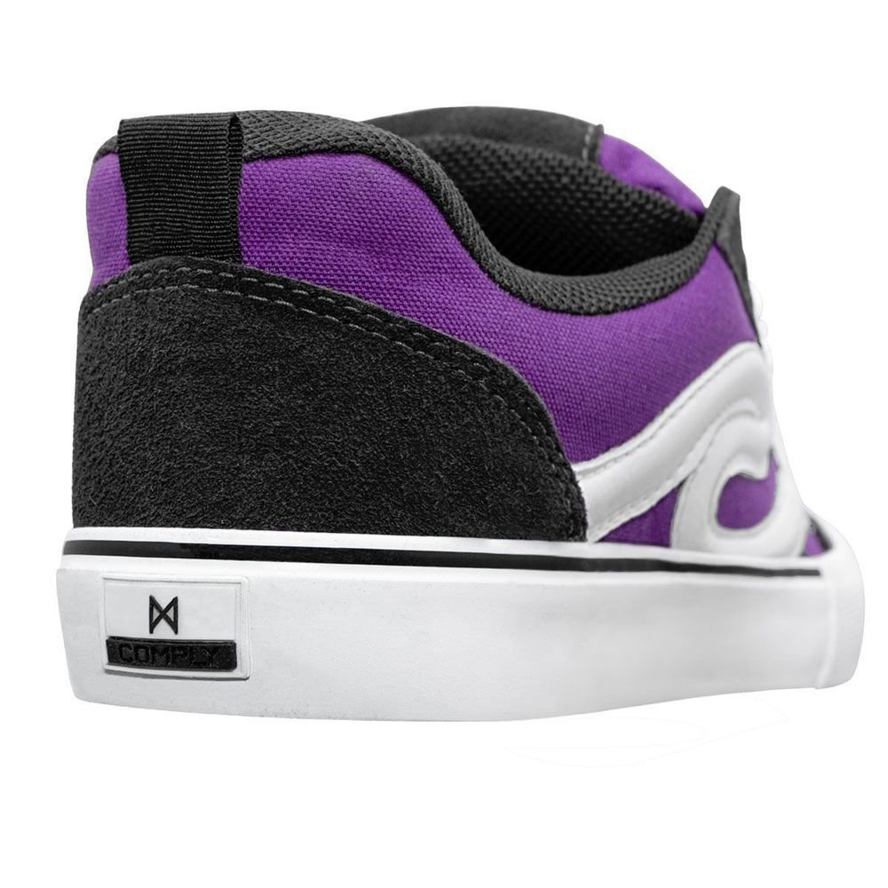 Tênis Comply Unissex Camurça Fat Lace Rogue | Preto Roxo Preto/Roxo 8