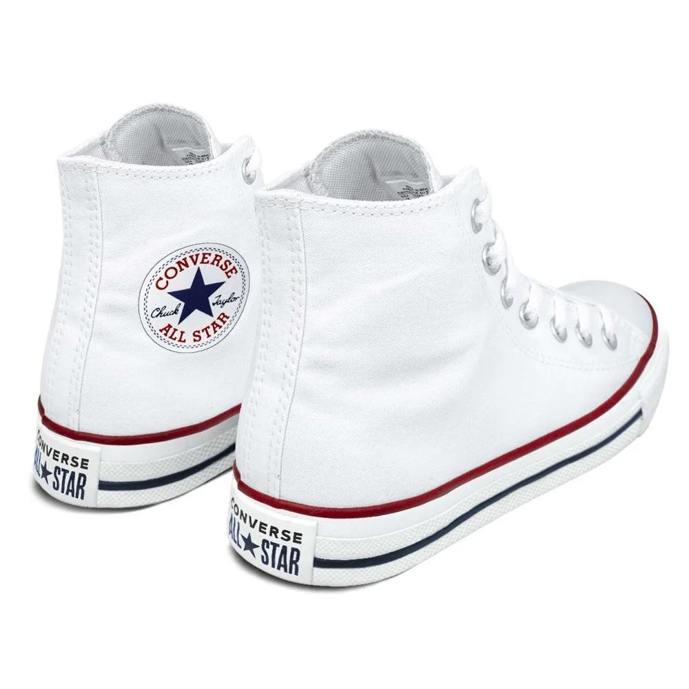 Tênis Converse Chuck Taylor All Star High Infantil | Branco Branco 4