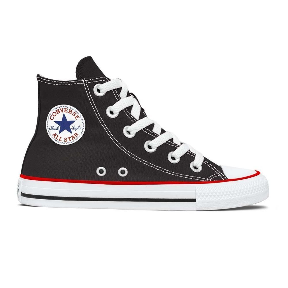 Tênis Converse Chuck Taylor All Star High Infantil | Preto Branco