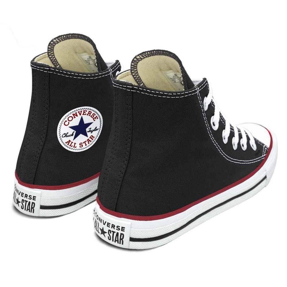 Tênis Converse Chuck Taylor All Star High Infantil | Preto Branco Preto 4