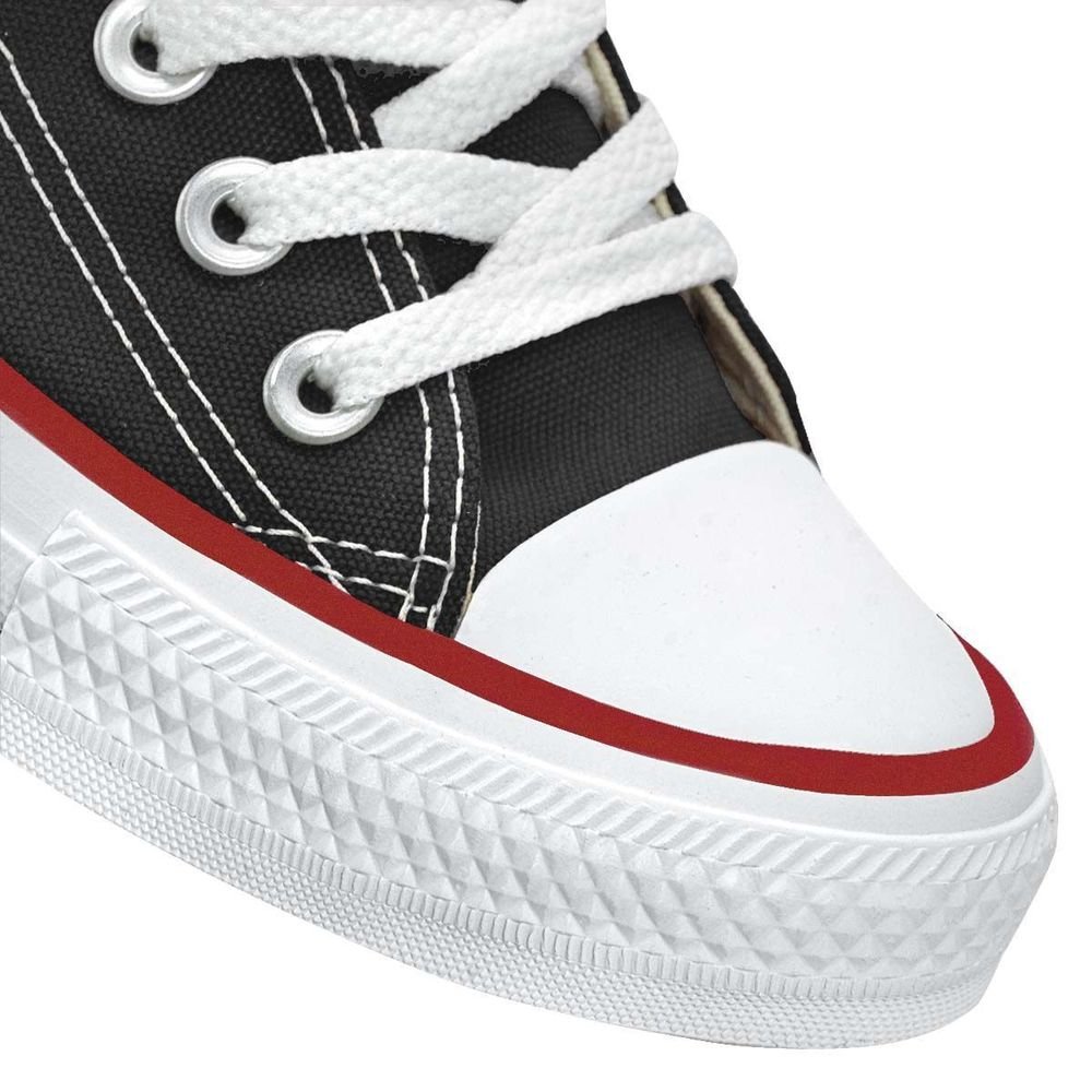 Tênis Converse Chuck Taylor All Star High Infantil | Preto Branco Preto 7