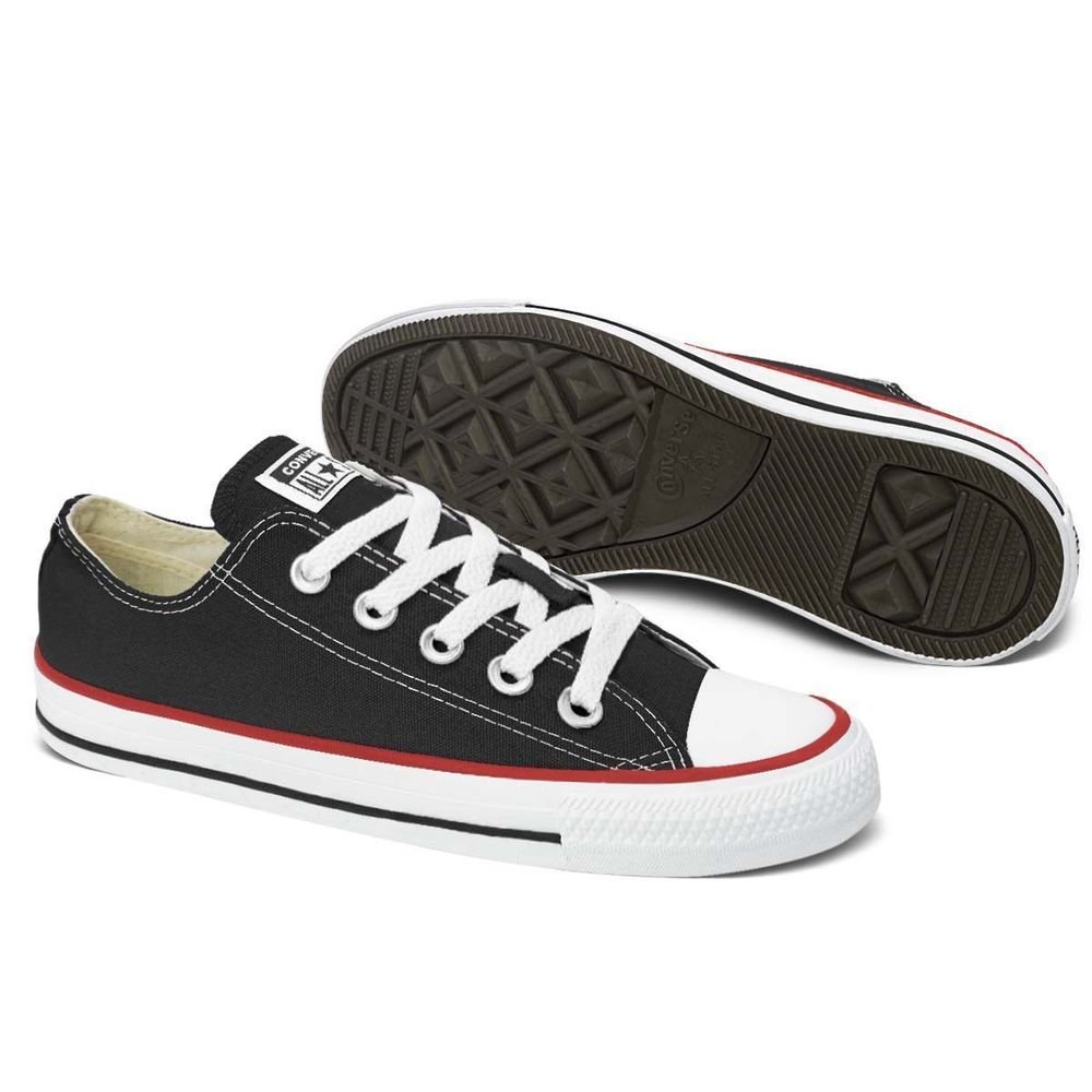 Tênis Converse Chuck Taylor All Star Infantil | Preto Branco Preto 2