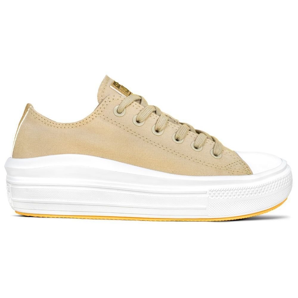 Tênis Converse Couro Chuck Taylor All Star Move | Bege
