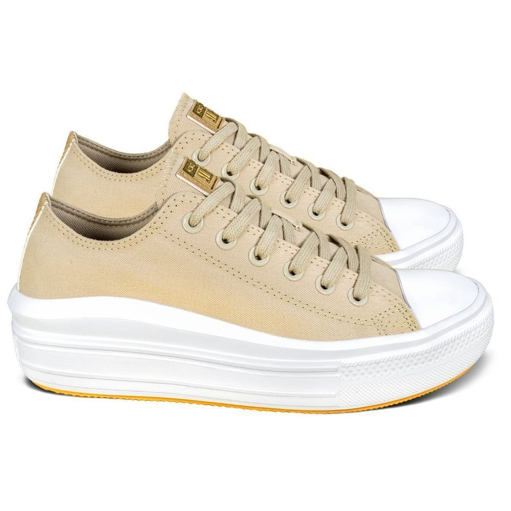 Tênis Converse Couro Chuck Taylor All Star Move | Bege Bege 3