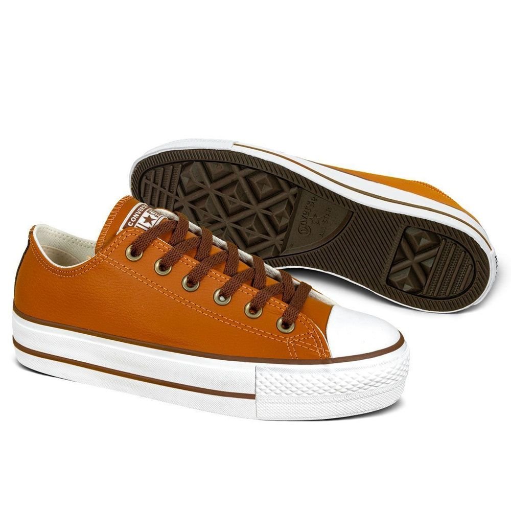 Tênis Converse Couro Unissex  Lift All Star | Marrom Marrom 2