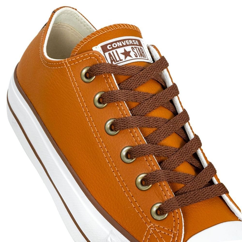 Tênis Converse Couro Unissex  Lift All Star | Marrom Marrom 6