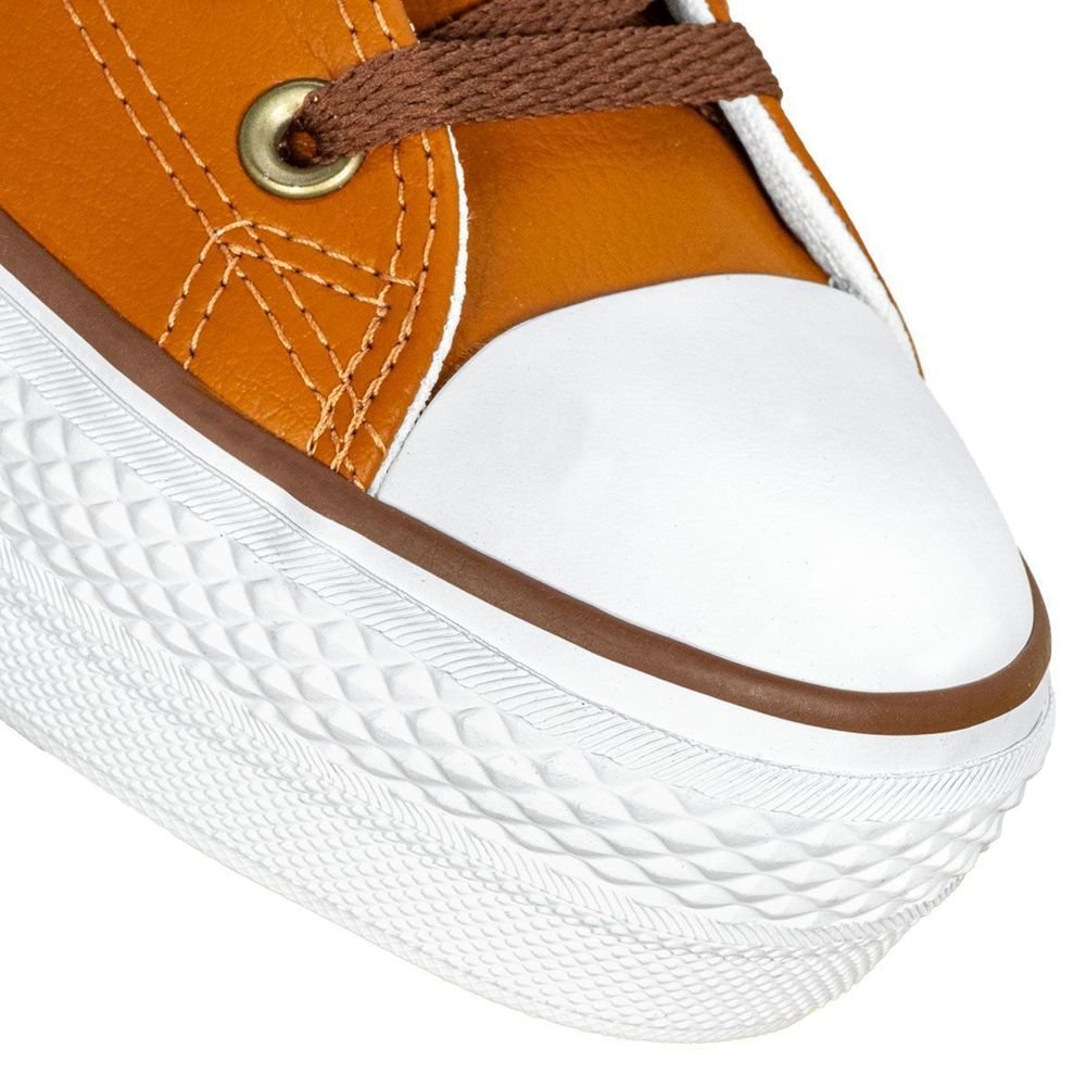 Tênis Converse Couro Unissex  Lift All Star | Marrom Marrom 7