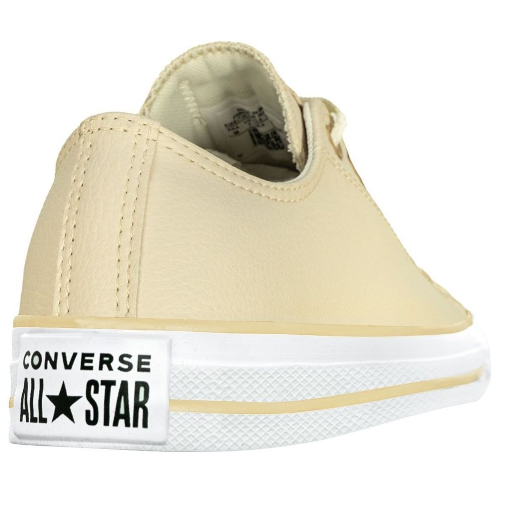 Tênis Converse Couro Unissex Chuck Taylor All Star | Nude Bege Bege 7