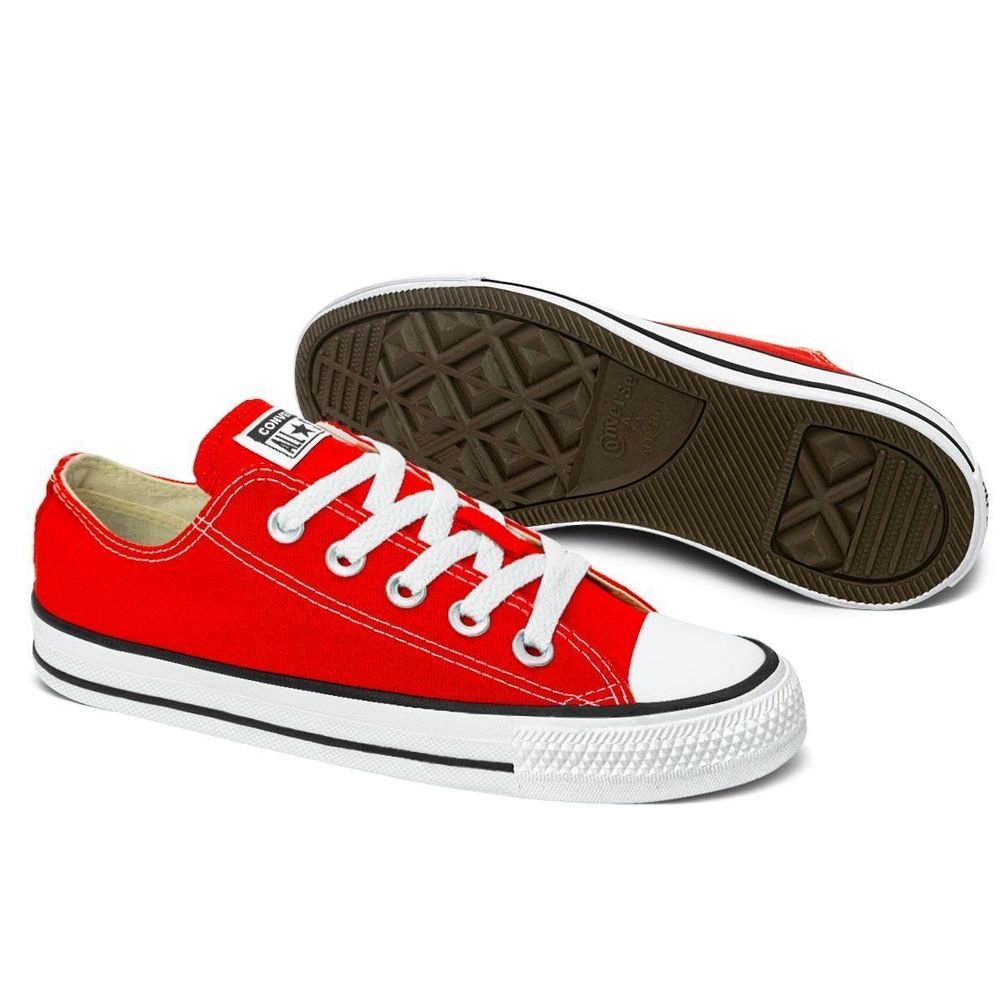 Tênis Converse Chuck Taylor All Star Lona Infantil | Vermelho Vermelho 2