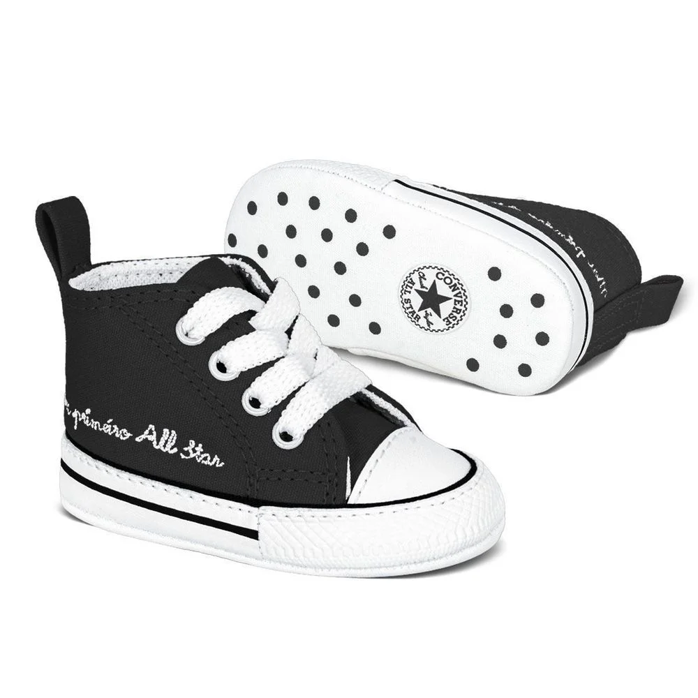 Tênis Converse Chuck Taylor My First All Star Lona Infantil | Preto Preto 2