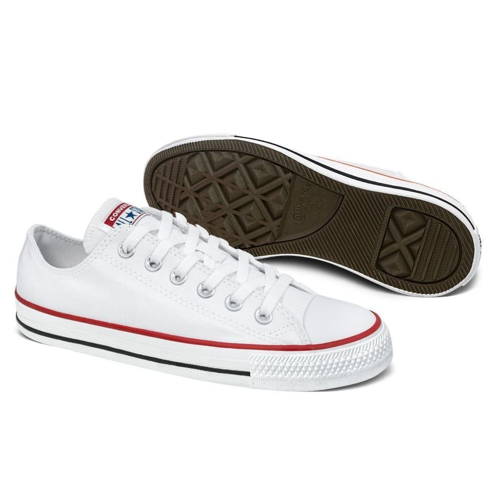 Tênis Converse Lona Chuck Taylor All Star | Branco Branco 2