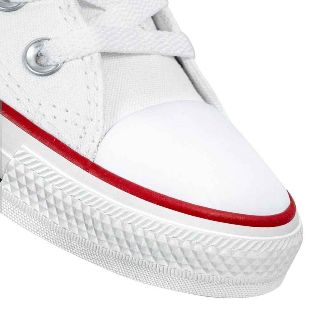 Tênis Converse Lona Chuck Taylor All Star | Branco Branco 7