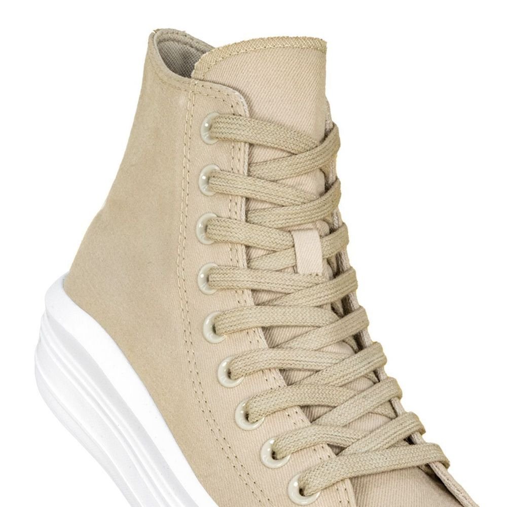 Tênis Converse Lona Unissex CA Chuck Taylor All Star Move | Nude Bege Bege 6