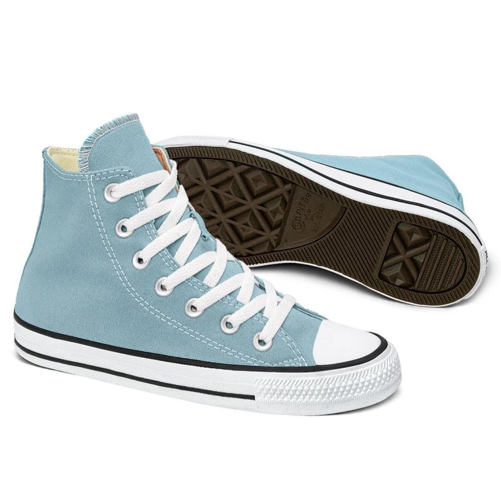 Tênis Converse Lona Unissex Cano Alto Chuck Taylor All Star |  Azul SuperLua Azul 2