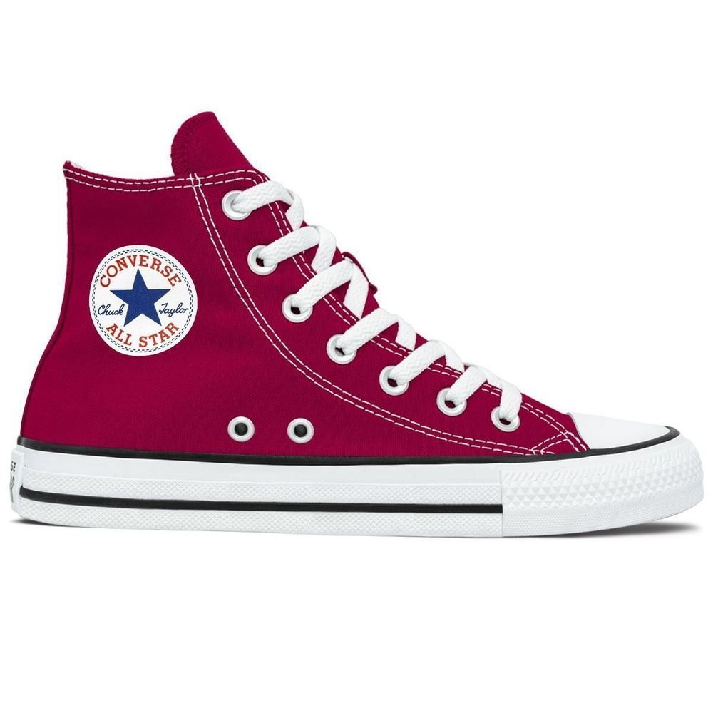 Tênis Converse Chuck Taylor All Star Cano Alto Lona Unissex | Bordô