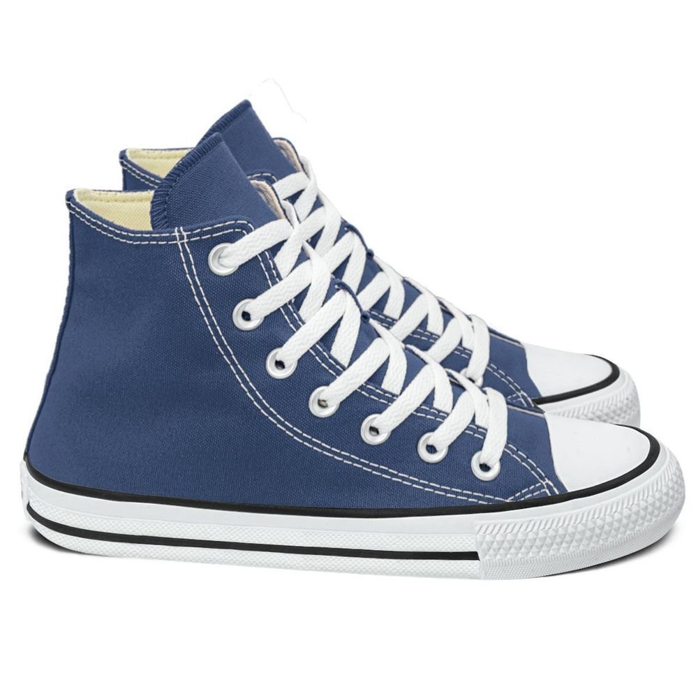 Tênis Converse Lona Unissex Cano Alto Chuck Taylor All Star | Marinho Azul 3