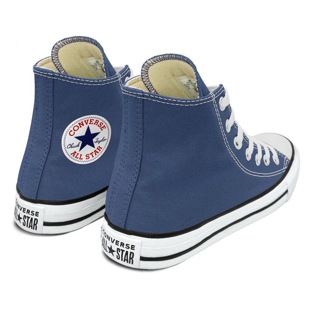 Tênis Converse Lona Unissex Cano Alto Chuck Taylor All Star | Marinho Azul 4