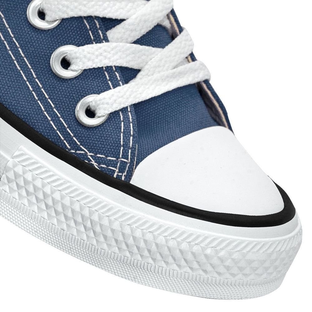 Tênis Converse Lona Unissex Cano Alto Chuck Taylor All Star | Marinho Azul 7