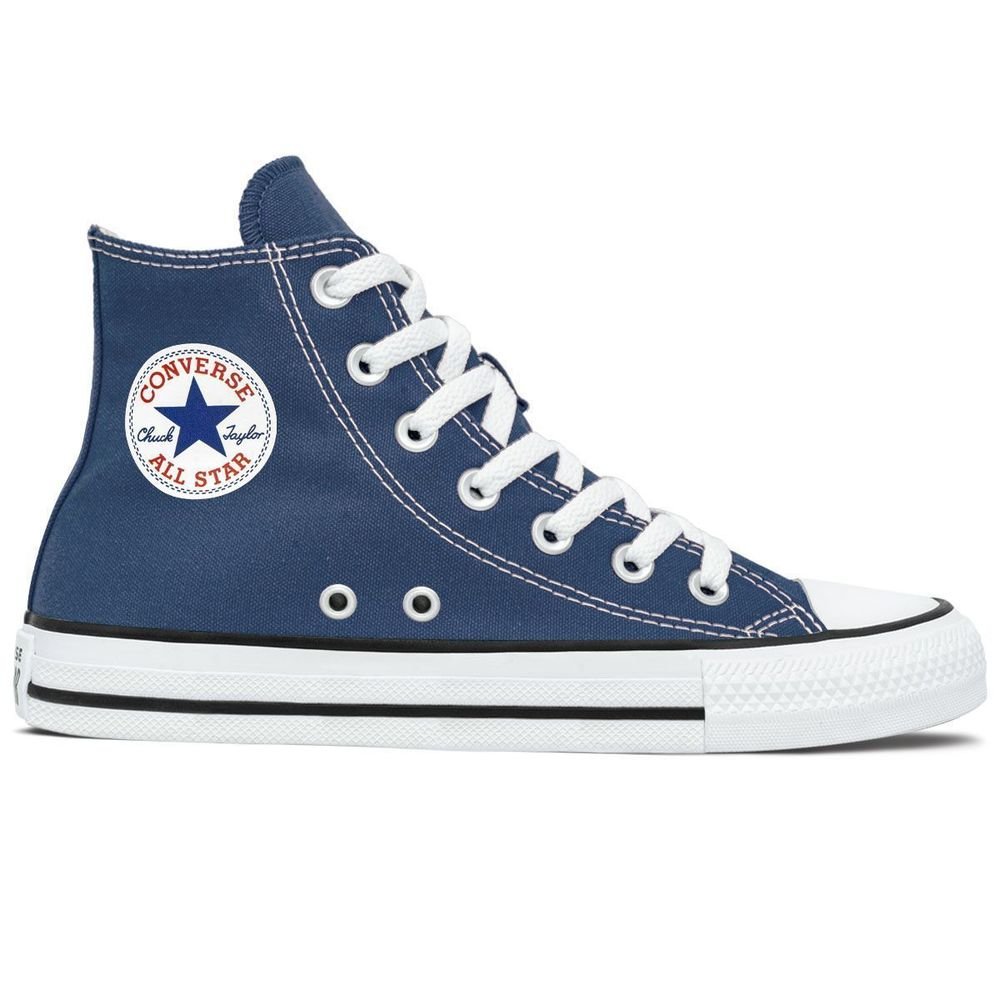 Tênis Converse Lona Unissex Cano Alto Chuck Taylor All Star | Marinho