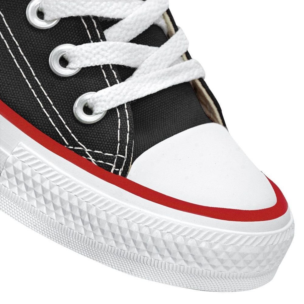 Tênis Converse Lona Unissex Cano Alto Chuck Taylor All Star | Preto Preto 7