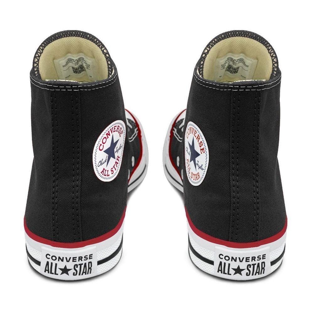 Tênis Converse Lona Unissex Cano Alto Chuck Taylor All Star | Preto Preto 5
