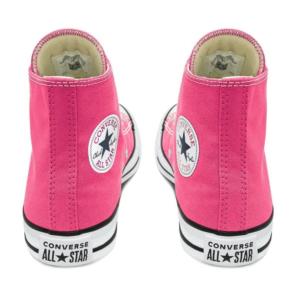 Tênis Converse Lona Unissex Cano Alto Chuck Taylor All Star | Rosa Rosa 5