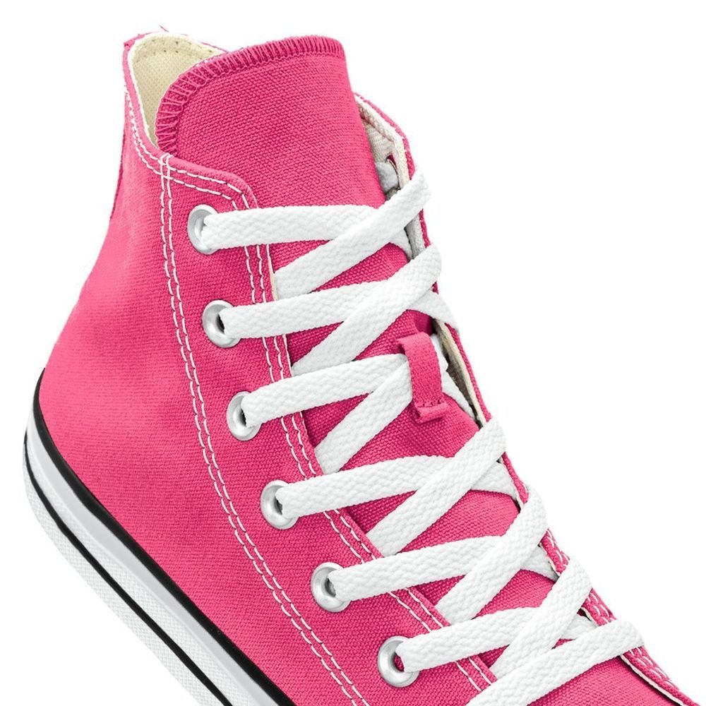 Tênis Converse Lona Unissex Cano Alto Chuck Taylor All Star | Rosa Rosa 6