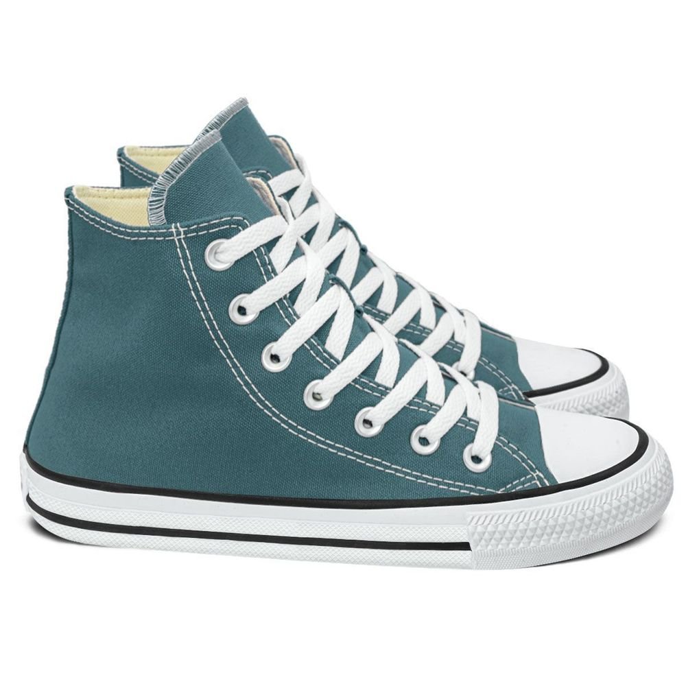 Tênis Converse Lona Unissex Cano Alto Chuck Taylor All Star | Verde Verde 3
