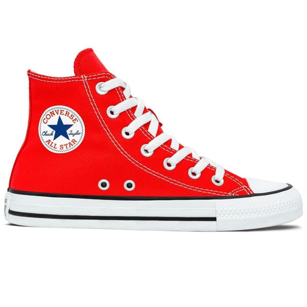 Tênis Converse Chuck Taylor All Star Cano Alto Lona Unissex | Vermelho