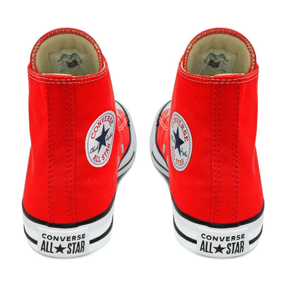 Tênis Converse Lona Unissex Cano Alto Chuck Taylor All Star | Vermelho Vermelho 5