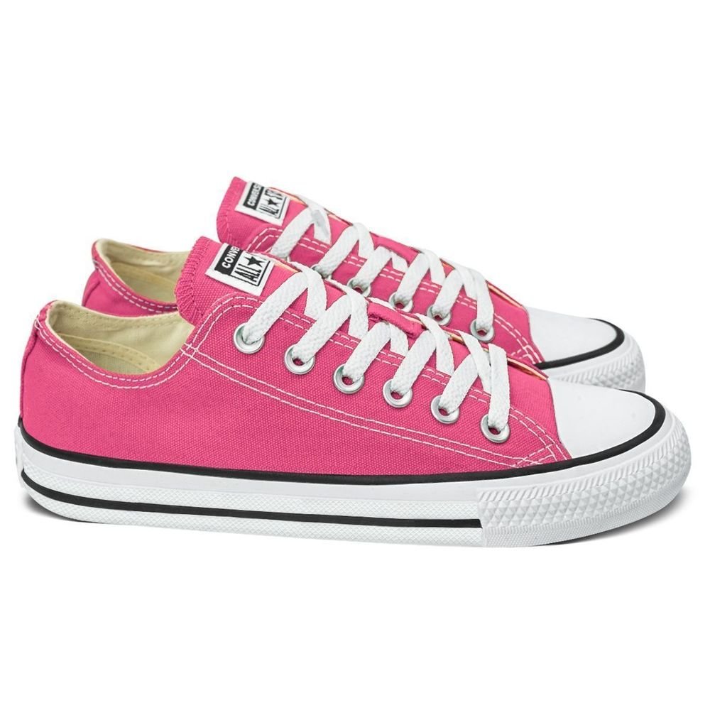 Tênis Converse Lona Unissex Chuck Taylor All Star | Rosa Rosa 3