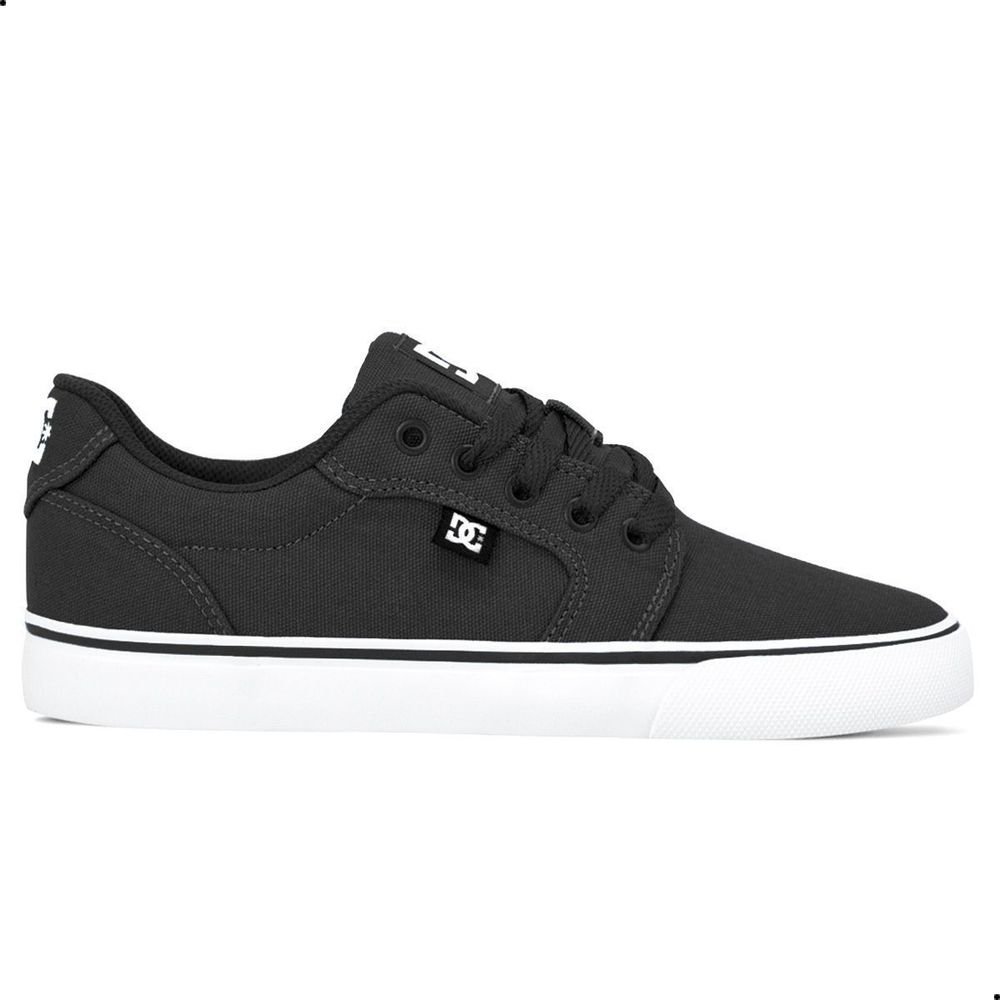 Tênis DC Shoes Anvil LA TX Unissex | Preto Branco